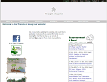 Tablet Screenshot of friendsofmangrove.org.my